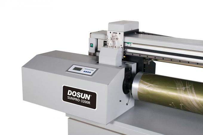Système de gravure à jet d'encre rotatif Machine de gravure textile, équipement numérique ordinateur à écran 4